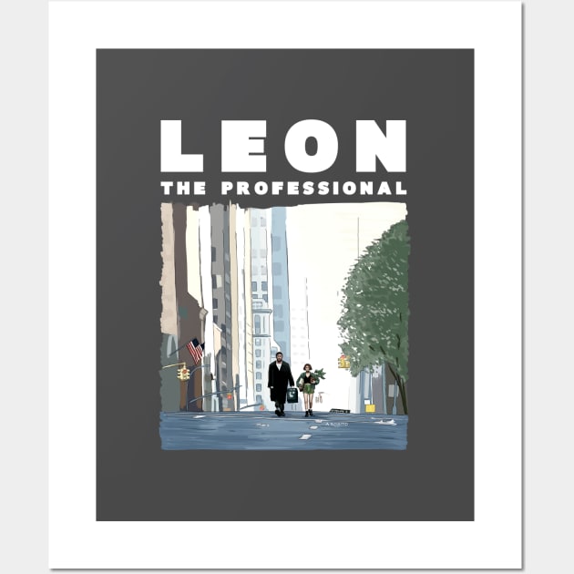 Leon the professional Wall Art by burrotees